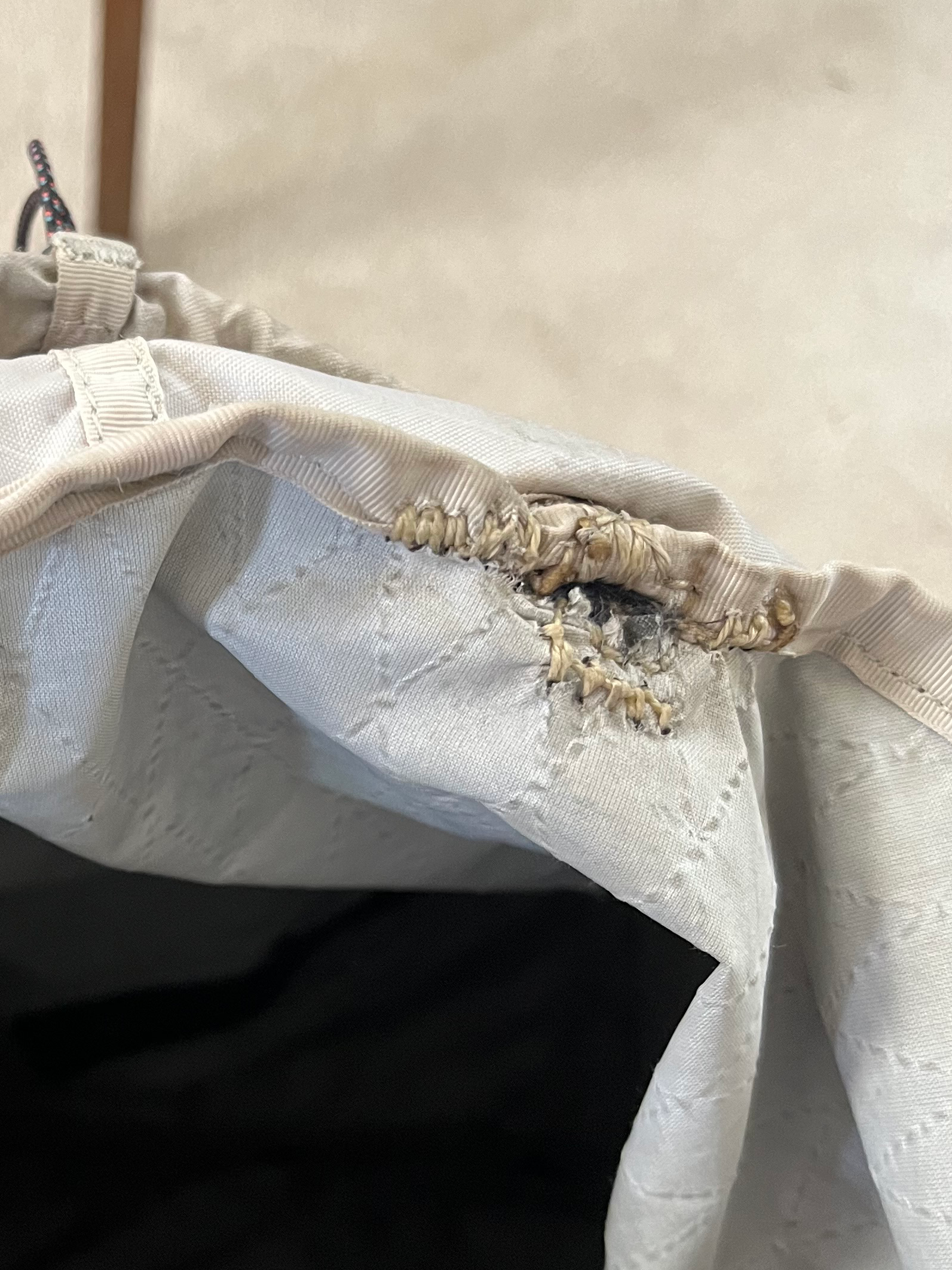 An ugly fix to my climbing backpack